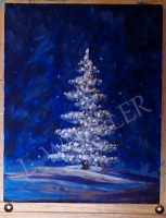 Alight Acrylic Painting by Laura Wheeler