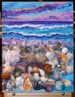 Bounty Acrylic Painting by Laura Wheeler