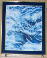 SOLD! Organized Chaos Acrylic Painting by Laura Wheeler