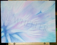 Plume Chalk Painting by Laura Wheeler