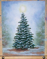 Christmas Tree Categorical Works SAMPLE PAINTING by Laura Wheeler