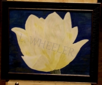 Inner Light Gouache Watercolor Painting by Laura Wheeler