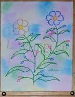 Oh One Of Those Pen & Chalk Painting by Laura Wheeler