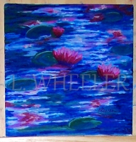 Once Upon A Puddle Acrylic Painting by Laura Wheeler