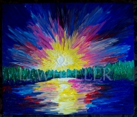 Radiatta Acrylic Painting by Laura Wheeler