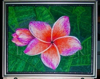 Sashay Felt Pen Painting by Laura Wheeler