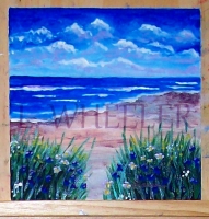 SOLD! Briny Smell Of The Sea Acrylic Painting by Laura Wheeler