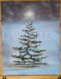 Christmas Tree Categorical Works SAMPLE PAINTING by Laura Wheeler