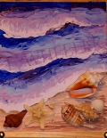 Beach Comber Variant Works SAMPLE PAINTING by Laura Wheeler