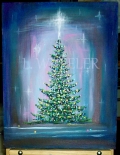 Christmas Tree Categorical Works SAMPLE PAINTING by Laura Wheeler