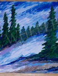 Treeline Variant Works SAMPLE PAINTING by Laura Wheeler
