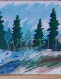 Treeline Variant Works SAMPLE PAINTING by Laura Wheeler